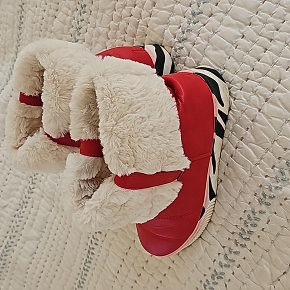 ROR OAT booties  size  39 red  with zebra accents - Picture 10 of 13